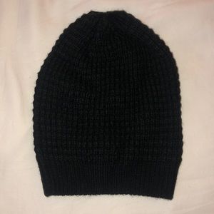 One Size Black Target Beanie